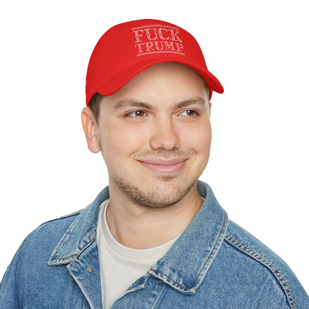 Merry Cross Stitch FDT baseball cap | Holiday snowflakes
