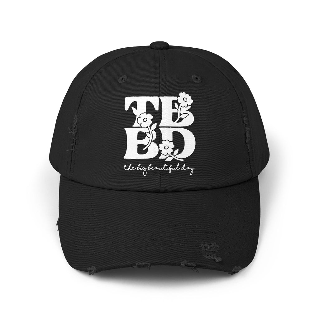 The Big Beautiful Day Floral Distressed Dad Cap
