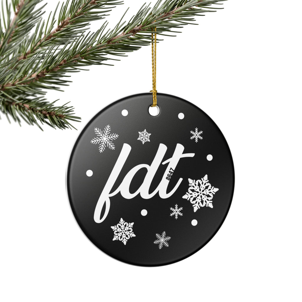 Snowflake FDT Christmas Ornament