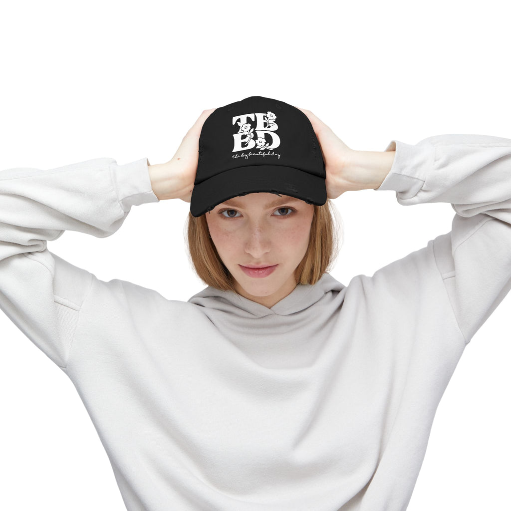 The Big Beautiful Day Floral Distressed Dad Cap