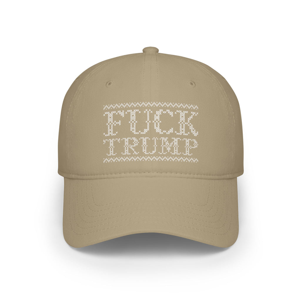 Merry Cross Stitch FDT baseball cap | Holiday snowflakes