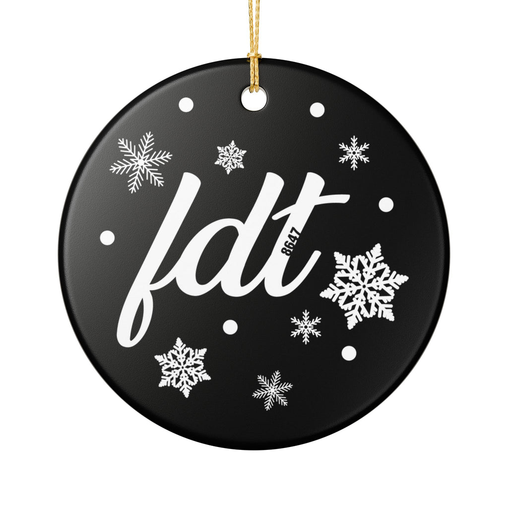 Snowflake FDT Christmas Ornament