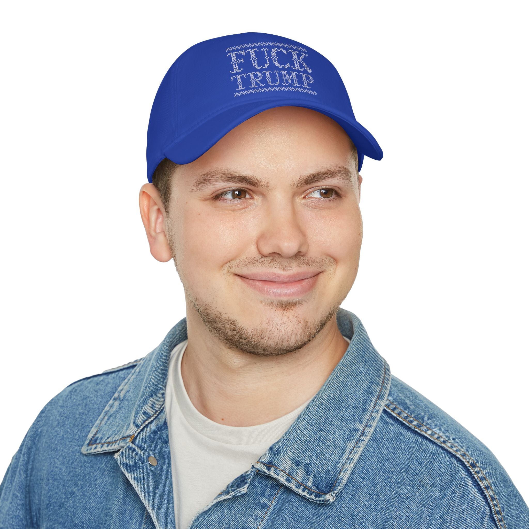 Merry Cross Stitch FDT baseball cap | Holiday snowflakes