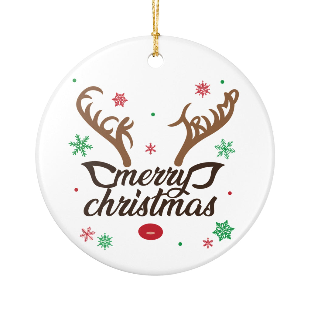 Merry Christmas Subtle FDT Ornament