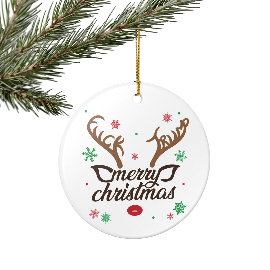 Merry Christmas Subtle FDT Ornament