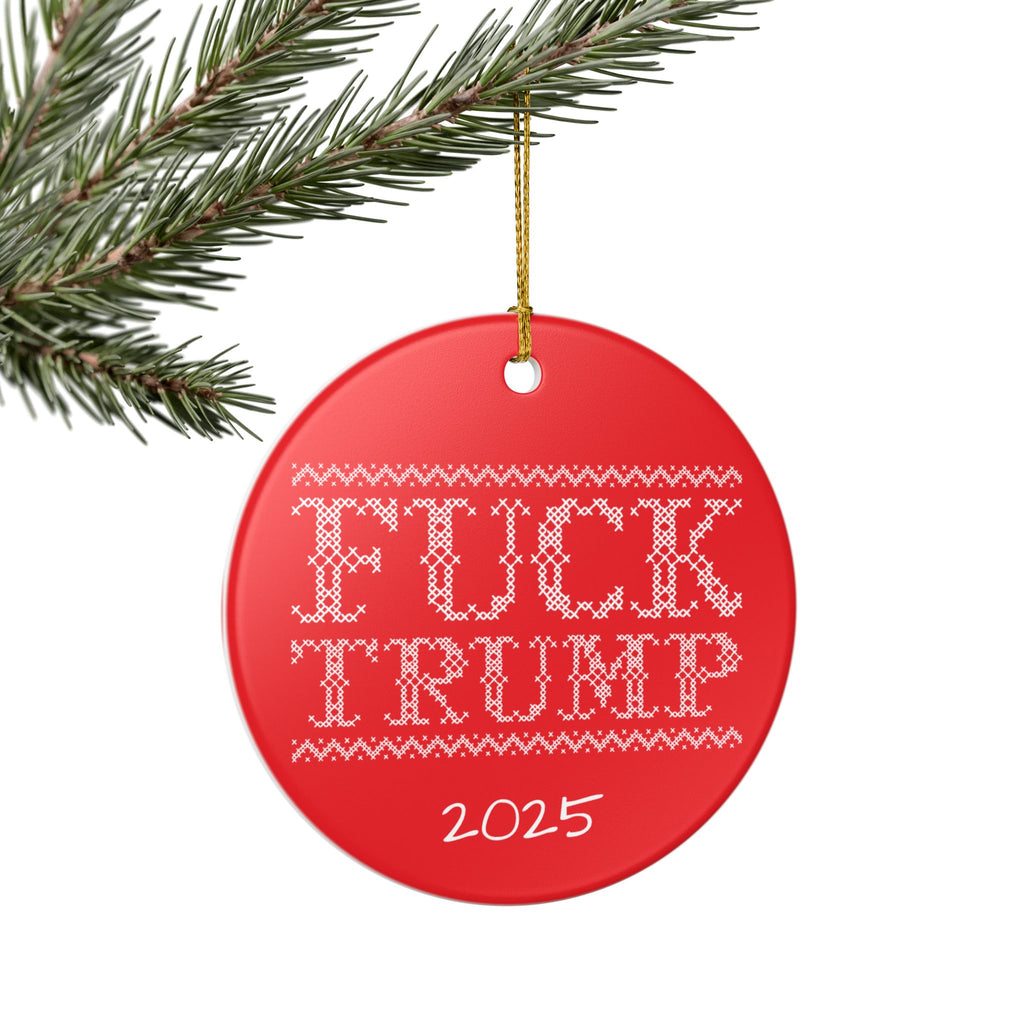 Merry Cross Stitch FDT Ornament